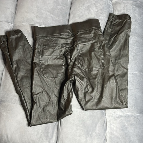 Bevy Flog Stylish Black Faux Leather Joggers size 25 - Picture 7 of 15